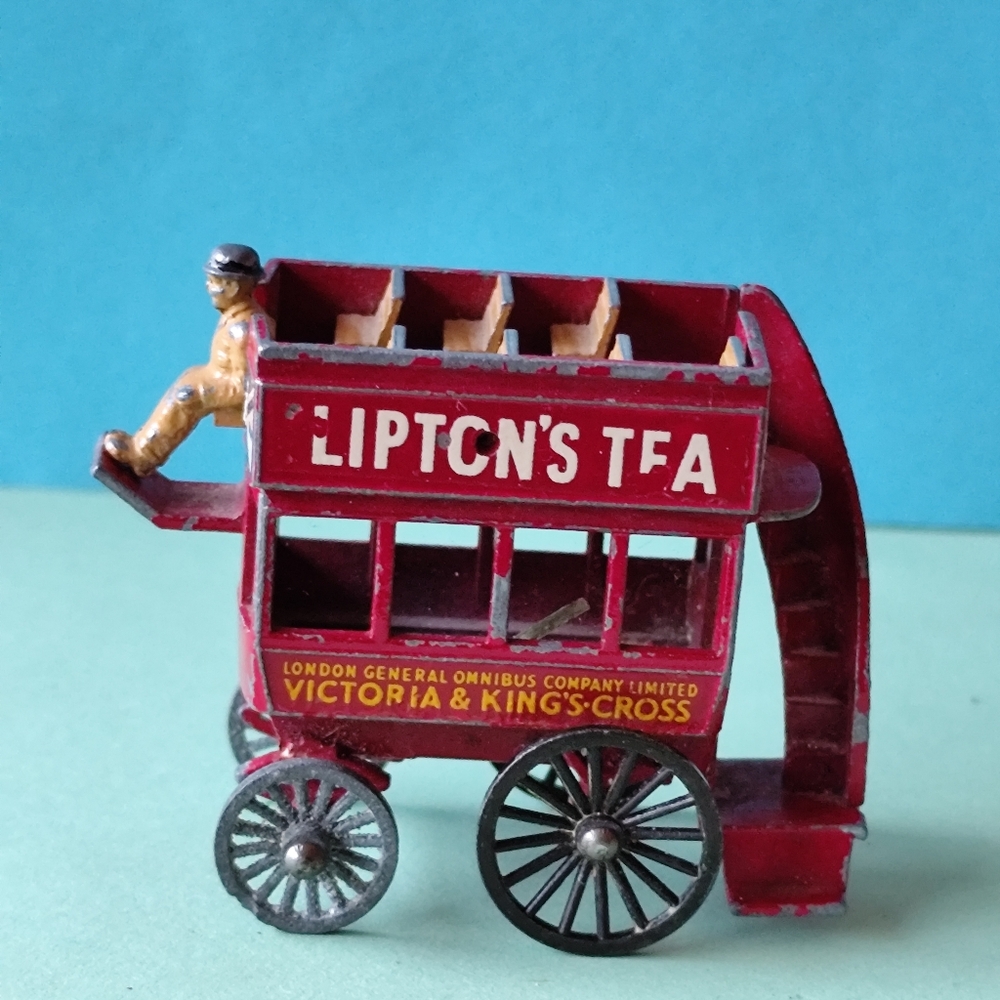 4/$50⭐️Lipton Tea MATCHBOX Diecast Lesney Horse Drawn Bus
